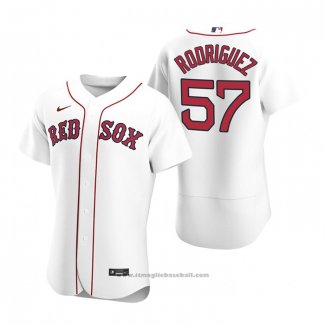 Maglia Baseball Uomo Boston Red Sox Eduardo Rodriguez Autentico 2020 Primera Bianco