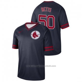 Maglia Baseball Uomo Boston Red Sox Mookie Betts Cooperstown Collection Legend Blu