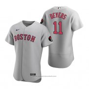 Maglia Baseball Uomo Boston Red Sox Rafael Devers Autentico Grigio