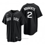 Maglia Baseball Uomo Boston Red Sox Xander Bogaerts Replica 2021 Nero