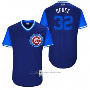 Maglia Baseball Uomo Chicago Cubs 2017 Little League World Series 32 Brian Duensing