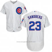 Maglia Baseball Uomo Chicago Cubs 23 Ryne Sandberg Bianco Flex Base Giocatore