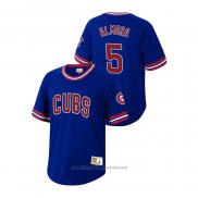 Maglia Baseball Uomo Chicago Cubs Albert Almora Jr Cooperstown Collection Blu