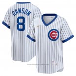 Maglia Baseball Uomo Chicago Cubs Andre Dawson Primera Cooperstown Collection Bianco
