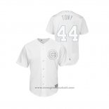 Maglia Baseball Uomo Chicago Cubs Anthony Rizzo 2019 Players Weekend Tony Replica Bianco