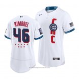 Maglia Baseball Uomo Chicago Cubs Craig Kimbrel 2021 All Star Autentico Bianco