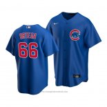 Maglia Baseball Uomo Chicago Cubs Rafael Ortega Replica Blu