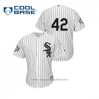 Maglia Baseball Uomo Chicago White Sox 2019 Jackie Robinson Day Cool Base Bianco