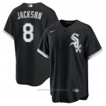 Maglia Baseball Uomo Chicago White Sox Bo Jackson Alternato Cooperstown Collection Replica Nero