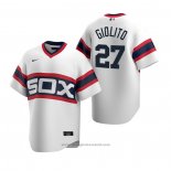 Maglia Baseball Uomo Chicago White Sox Lucas Giolito Cooperstown Collection Primera Bianco