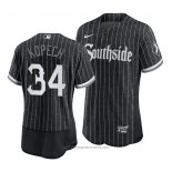 Maglia Baseball Uomo Chicago White Sox Michael Kopech 2021 City Connect Autentico Nero