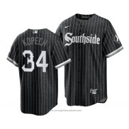 Maglia Baseball Uomo Chicago White Sox Michael Kopech 2021 City Connect Replica Nero