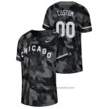 Maglia Baseball Uomo Chicago White Sox Personalizzate Camuffamento Autentico Collezione Nero