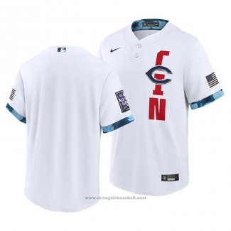 Maglia Baseball Uomo Cincinnati Reds 2021 All Star Replica Bianco