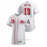 Maglia Baseball Uomo Cincinnati Reds Joey Votto Authentic Bianco