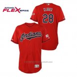 Maglia Baseball Uomo Cleveland Indians Corey Kluber 2019 All Star Flex Base Rosso