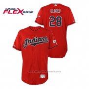 Maglia Baseball Uomo Cleveland Indians Corey Kluber 2019 All Star Flex Base Rosso