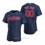 Maglia Baseball Uomo Cleveland Indians Personalizzate Autentico Alternato 2020 Blu