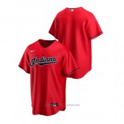 Maglia Baseball Uomo Cleveland Indians Replica Alternato Rosso