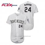 Maglia Baseball Uomo Colorado Rockies Ryan Mcmahon Autentico Collection Flex Base Bianco