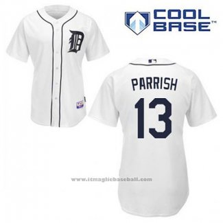 Maglia Baseball Uomo Detroit Tigers Lance Parrish 13 Bianco Home Cool Base