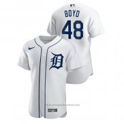 Maglia Baseball Uomo Detroit Tigers Matthew Boyd Authentic Bianco