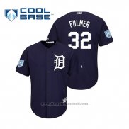 Maglia Baseball Uomo Detroit Tigers Michael Fulmer Cool Base Allenamento Primaverile 2019 Blu