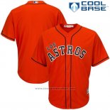 Maglia Baseball Uomo Houston Astros Arancione Autentico Cool Base