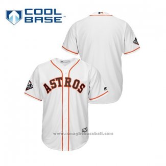 Maglia Baseball Uomo Houston Astros Cool Base Bianco