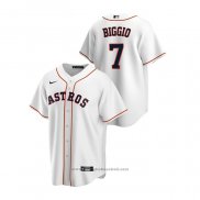 Maglia Baseball Uomo Houston Astros Craig Biggio Replica Home Bianco
