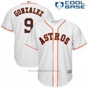 Maglia Baseball Uomo Houston Astros Marwin Gonzalez Bianco Cool Base