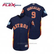 Maglia Baseball Uomo Houston Astros Marwin Gonzalez Flex Base Allenamento Primaverile 2019 Blu