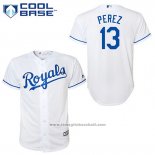 Maglia Baseball Uomo Kansas City Royals 13 Salvador Perez Autentico