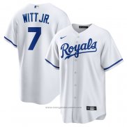 Maglia Baseball Uomo Kansas City Royals Bobby Witt JR. Home Limited Bianco