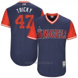 Maglia Baseball Uomo Los Angeles Angels 2017 Little League World Series Ricky Nolasco Blu