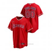 Maglia Baseball Uomo Los Angeles Angels Personalizzate Replica Alternato Rosso