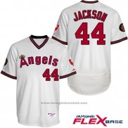 Maglia Baseball Uomo Los Angeles Angels Reggie Jackson Autentico Collection Flex Base Bianco Giocatore
