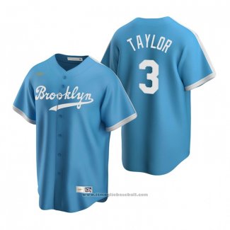 Maglia Baseball Uomo Los Angeles Dodgers Chris Taylor Cooperstown Collection Alternato Blu