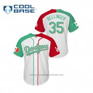 Maglia Baseball Uomo Los Angeles Dodgers Cody Bellinger Mexican Heritage Night Cool Base Bianco