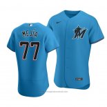 Maglia Baseball Uomo Miami Marlins Humberto Mejia Autentico Alternato 2020 Blu