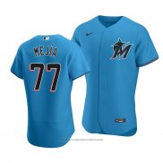 Maglia Baseball Uomo Miami Marlins Humberto Mejia Autentico Alternato 2020 Blu