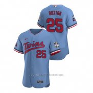 Maglia Baseball Uomo Minnesota Twins Byron Buxton Autentico 2020 Alternato Blu
