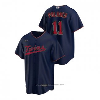 Maglia Baseball Uomo Minnesota Twins Jorge Polanco 2020 Replica Alternato Blu