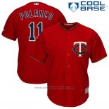 Maglia Baseball Uomo Minnesota Twins Jorge Posada Rosso Cool Base