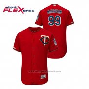 Maglia Baseball Uomo Minnesota Twins Logan Morrison 150 Anniversario Autentico Flex Base Rosso