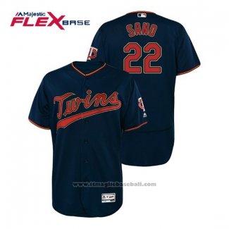 Maglia Baseball Uomo Minnesota Twins Miguel Sano Flex Base Autentico Collezione Alternato Blu