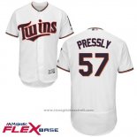 Maglia Baseball Uomo Minnesota Twins Ryan Pressl Bianco Autentico Collection Flex Base