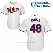 Maglia Baseball Uomo Minnesota Twins Torii Hunter 48 Bianco Home Cool Base