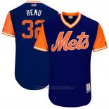 Maglia Baseball Uomo New York Mets 2017 Little League World Series Steven Matz Blu