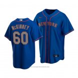 Maglia Baseball Uomo New York Mets Billy Mckinney Replica Alternato Blu